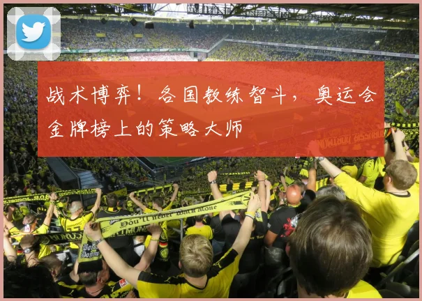 战术博弈！各国教练智斗，奥运会金牌榜上的策略大师